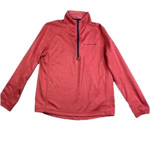 Vineyard Vines Performance Sweatshirt Men's S 1/4 Zip Red Golf Pullover